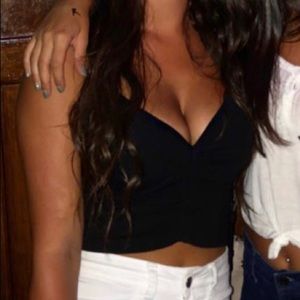 Windsor Ruched Front Crop Top Tank Top Size S